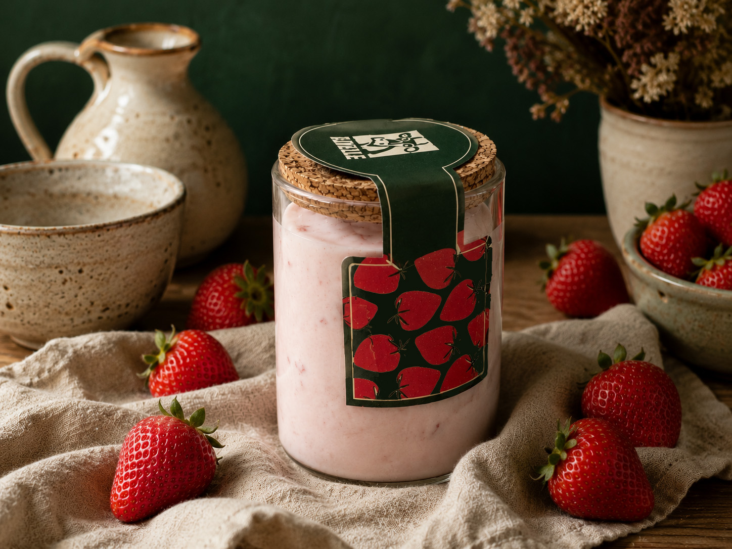 Yaourt à la Fraise